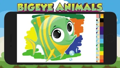 تصاویر Bigeye Animals Coloring Marker
