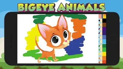 تصاویر Bigeye Animals Coloring Marker