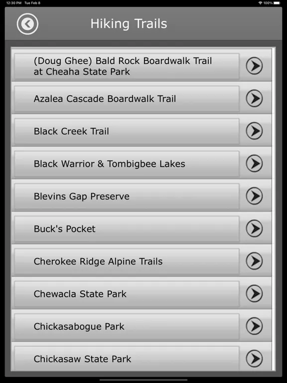 Capturas de tela do Camping &Trails -Saskatchewan iPad 