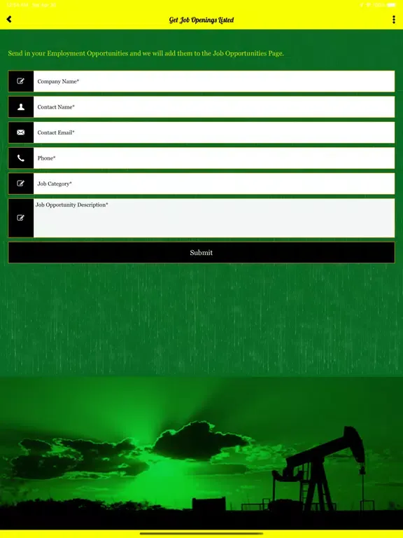 Saskatchewan Oilfield Services iPad  स्क्रीनशॉट