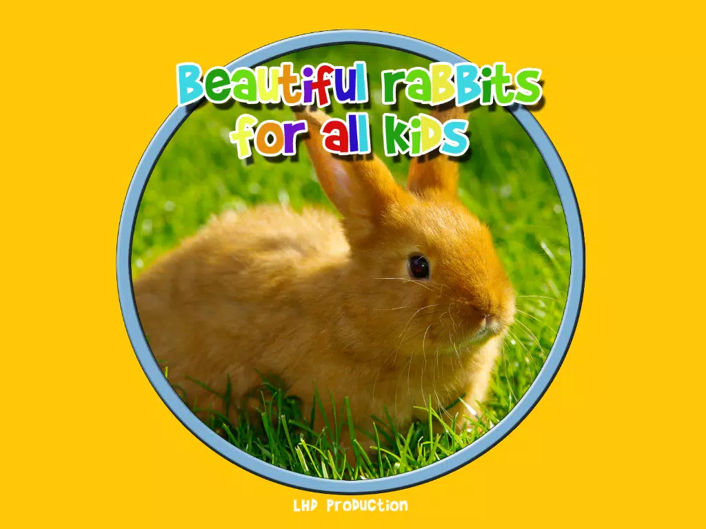 Capturas de tela do beautiful rabbits for all kids - free game iPad 