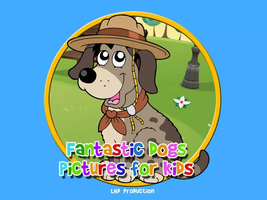 fantastic dogs pictures for kids - no ads iPad 应用截图