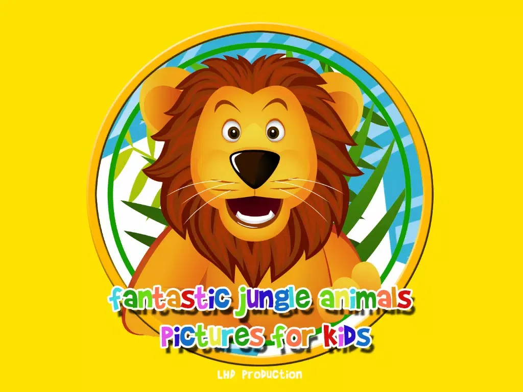 Capturas de tela do fantastic jungle animals pictures for kids - free iPad 