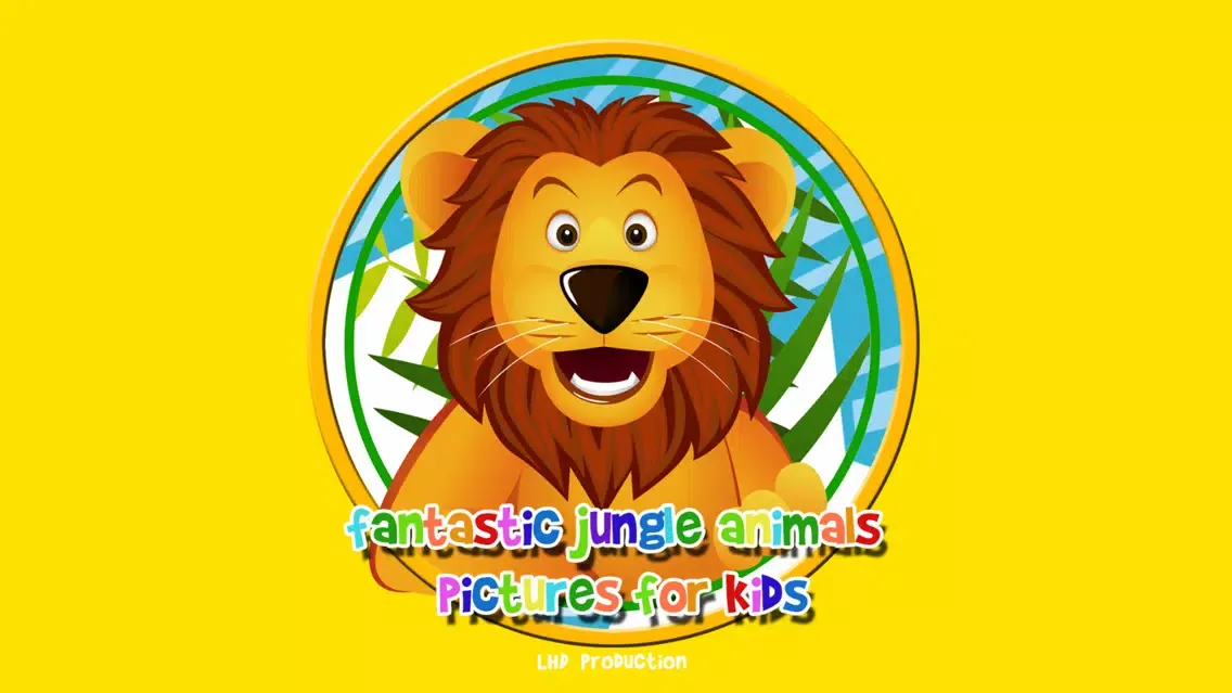 Capturas de tela do fantastic jungle animals pictures for kids - free