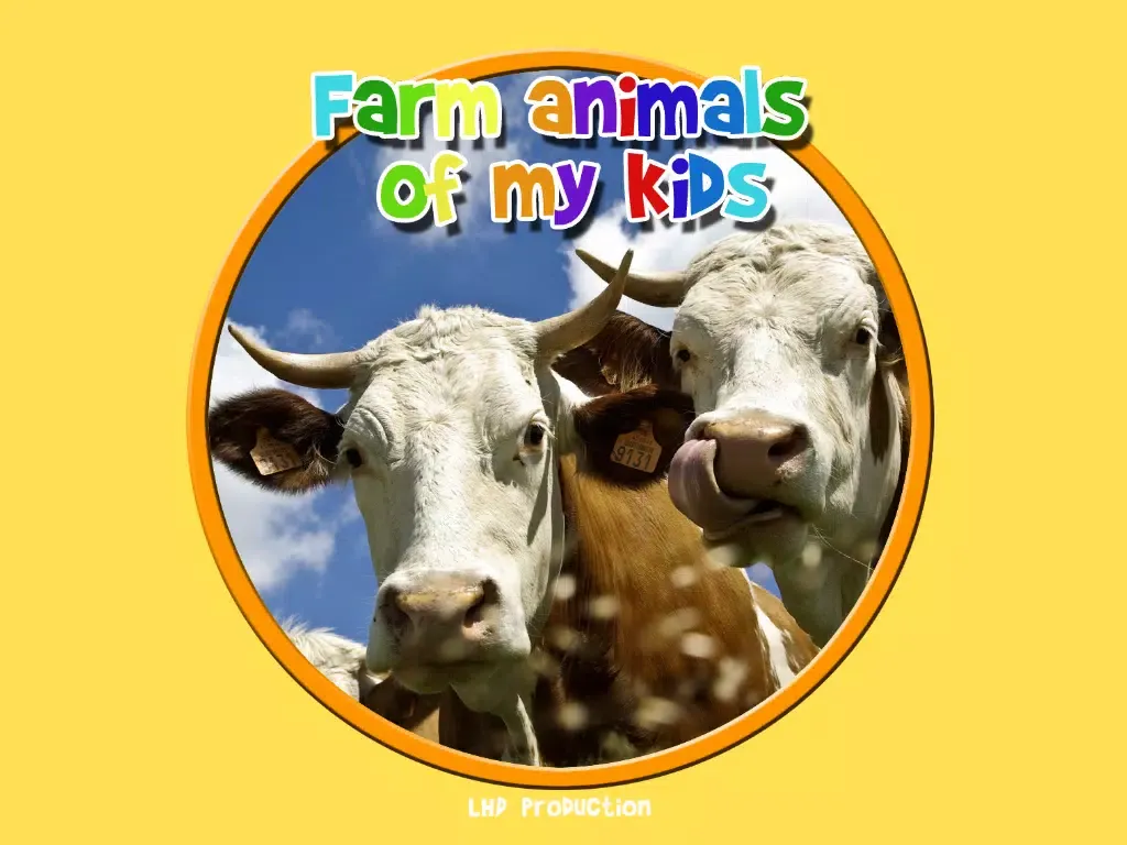 Capturas de tela do farm animals of my kids - free iPad 