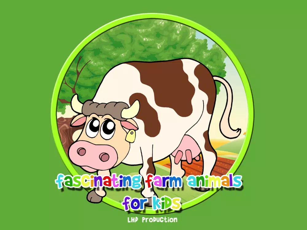 fascinating farm animals for my kids - free iPad  스크린샷
