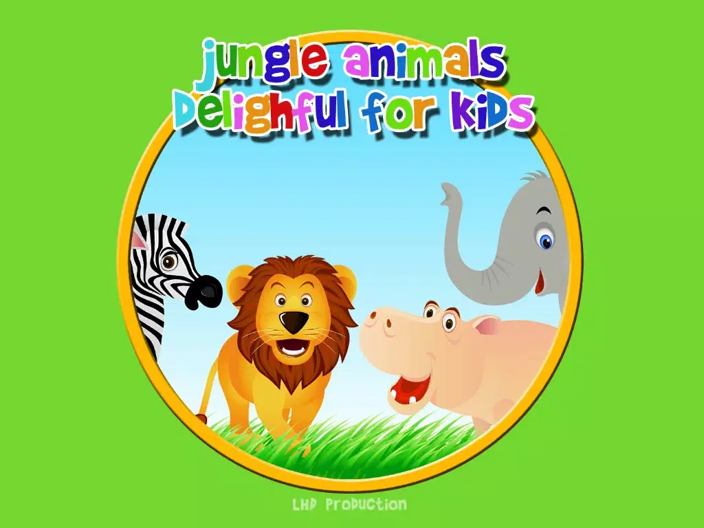 Screenshot di jungle animals delightful for kids - free iPad 