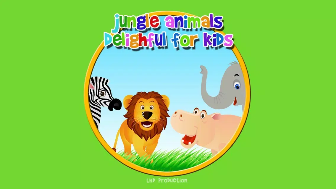 Screenshot di jungle animals delightful for kids - free