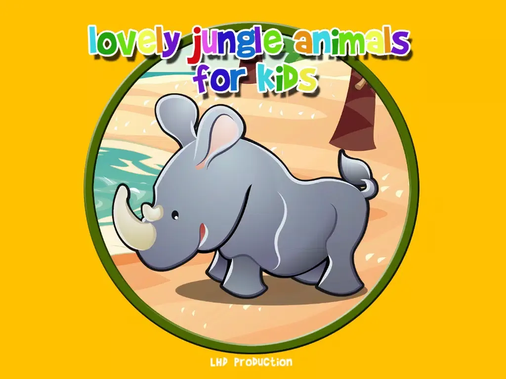 lovely jungle animals for kids - free game iPad  Screenshots