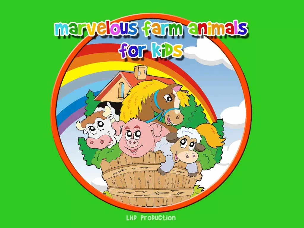 marvelous farm animals for kids - free iPad  Screenshots