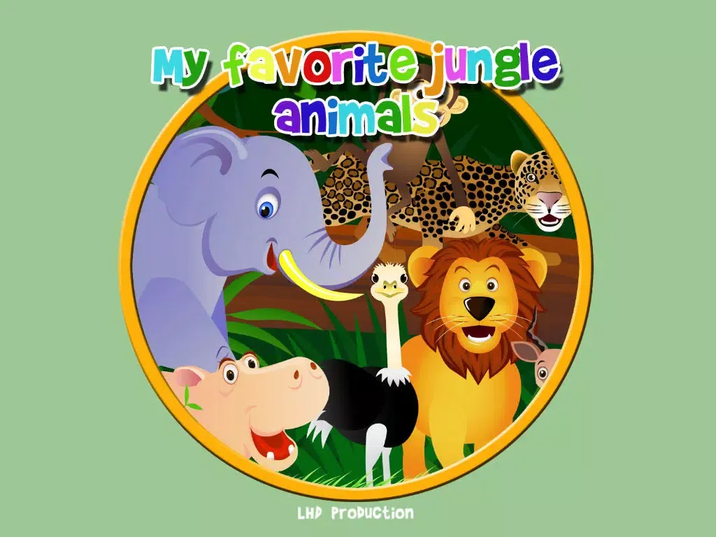 Capturas de pantalla de my favorite jungle animals - free game iPad 
