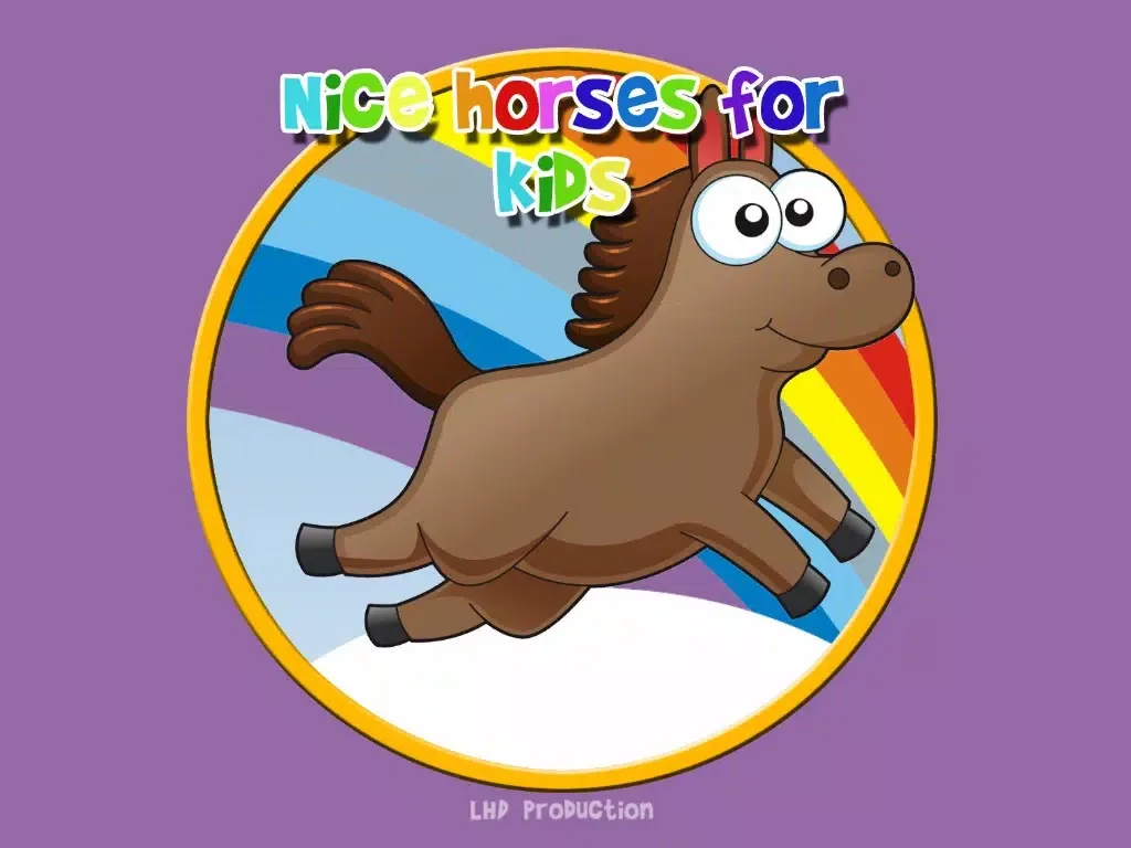 ภาพหน้าจอของ nice horses for kids - free iPad 