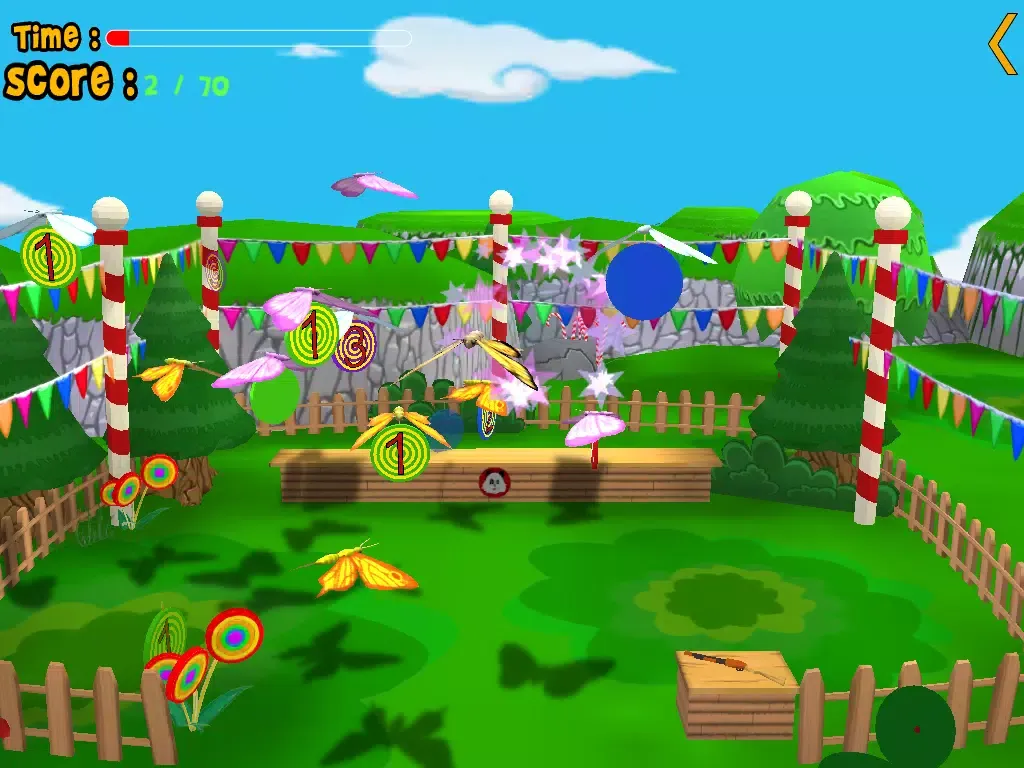 pandoux butterflies for kids - free game iPad  Screenshots