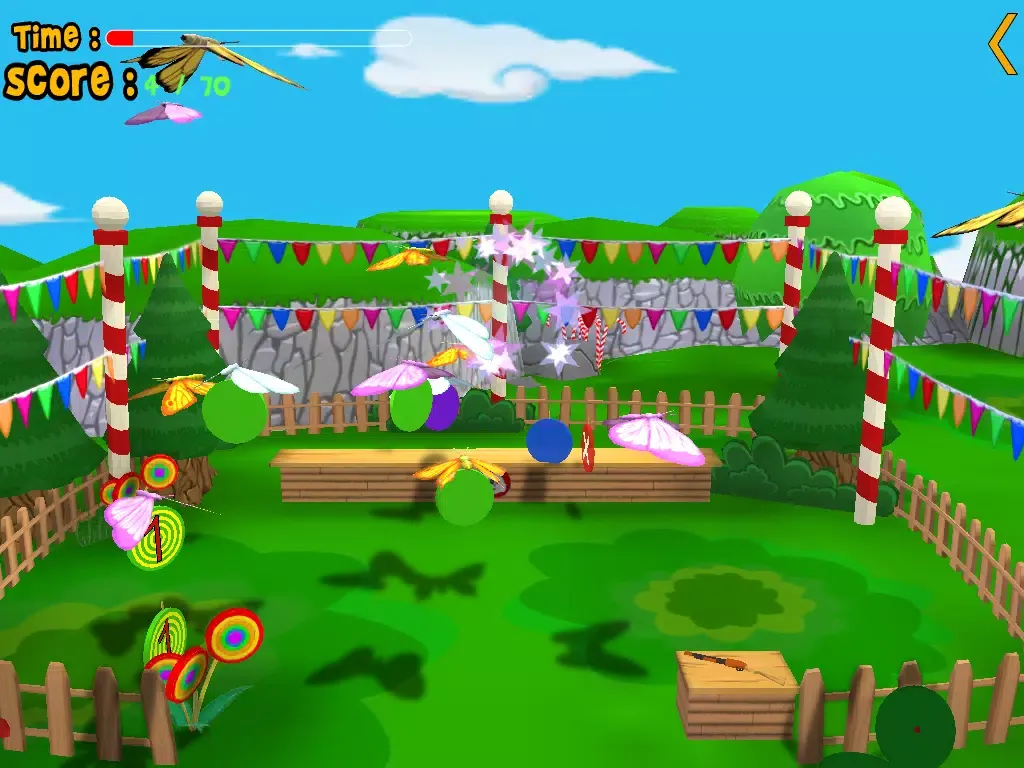 pandoux butterflies for kids - free game iPad  Screenshots