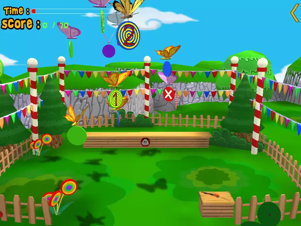 pandoux butterflies for kids - free game iPad  Screenshots