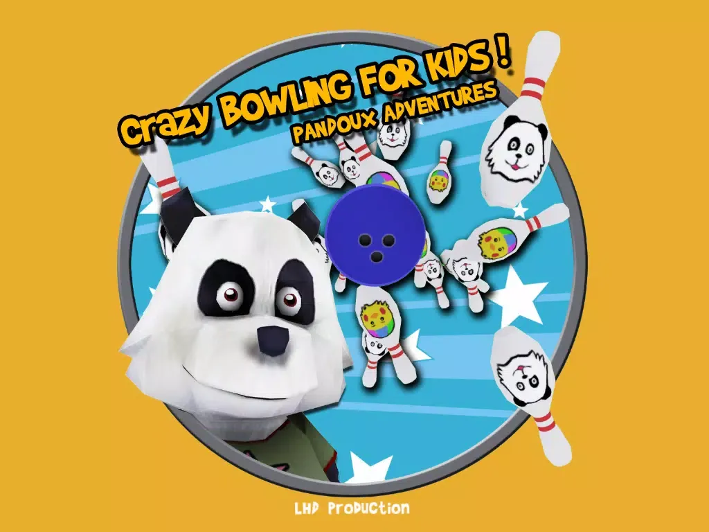 pandoux crazy bowling for kids - free game iPad  Screenshots