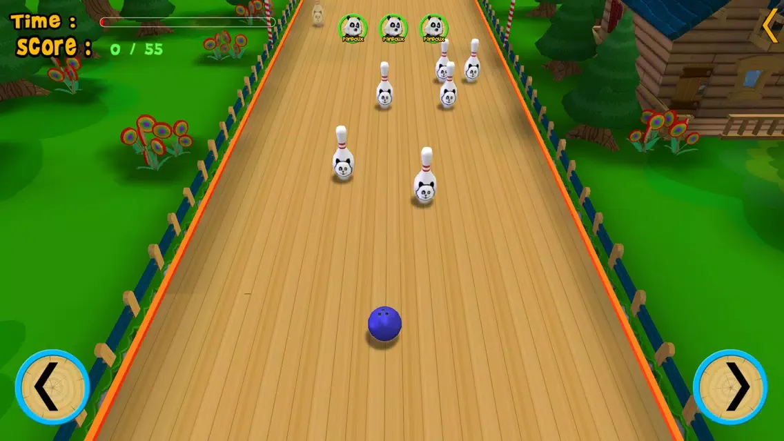 pandoux crazy bowling for kids - free game Screenshots