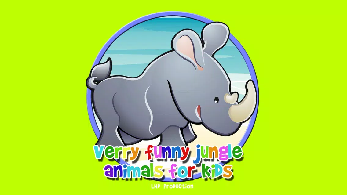 Captures d'écran de verry funny jungle animals for kids - free