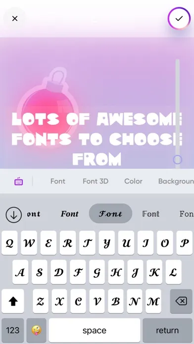 Zrzuty ekranu Font: Fonts for Keyboard