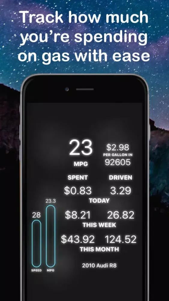 Captures d'écran de Gas Gauge - Live Gas Usage Tracker