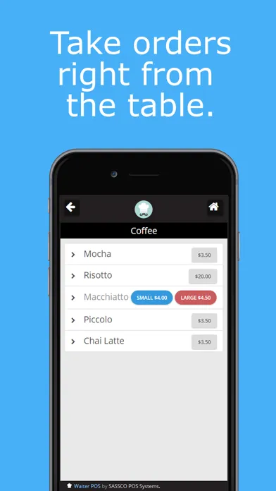 Waiter POS for iPad 스크린샷
