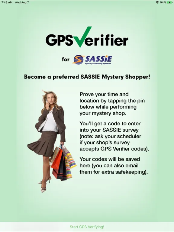 GPS Verifier iPad 應用截圖