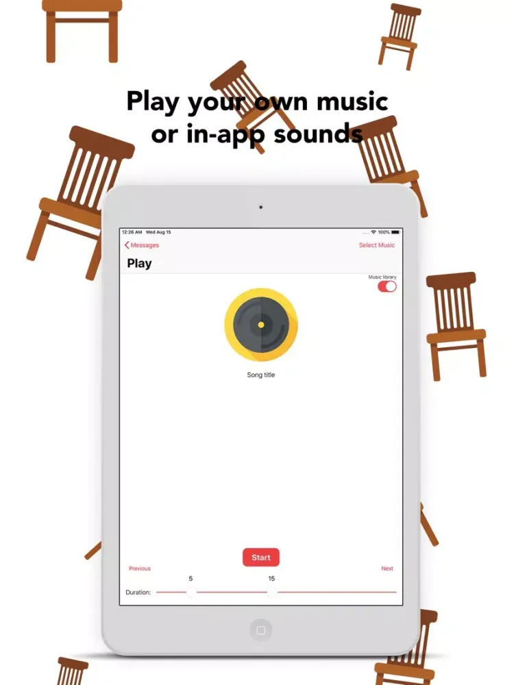 Musical Chairs iPad  سکرین شاٹس