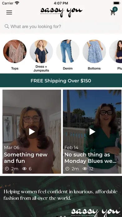 Capturas de pantalla de Sassy You Boutique