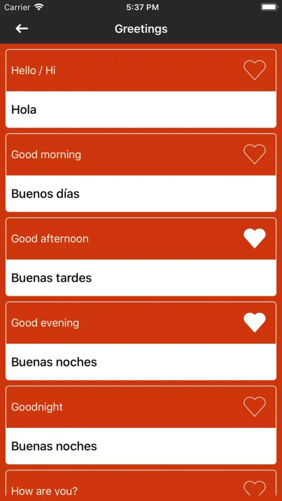 Скриншоты Learn Spanish Speaking