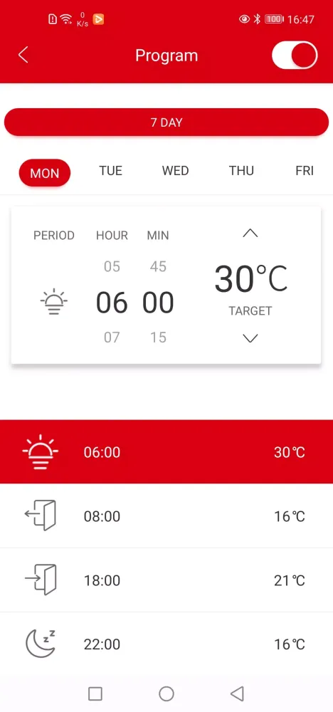 Thermostat スクリーンショット