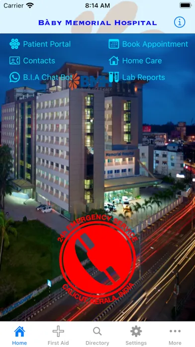 BMH App Screenshots