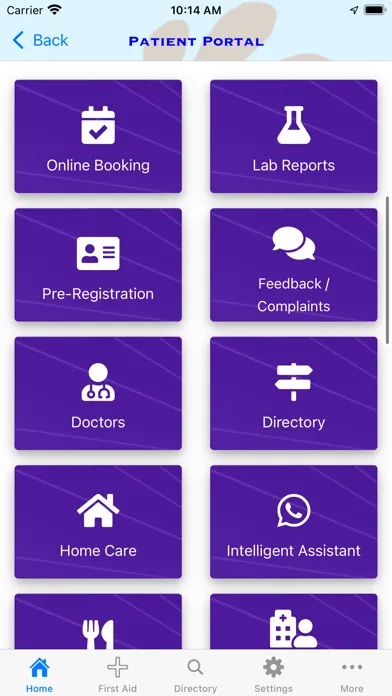 BMH App Screenshots