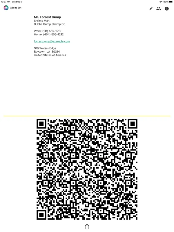Zrzuty ekranu Biz-Card App iPad 