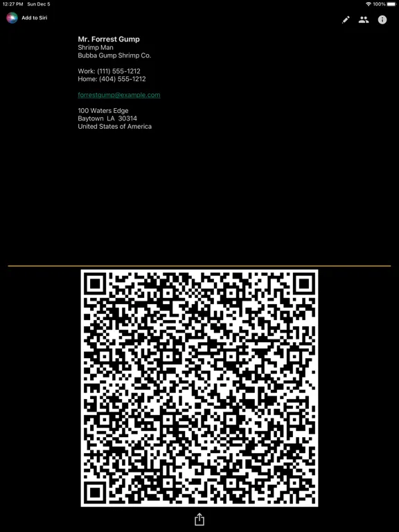 Zrzuty ekranu Biz-Card App iPad 