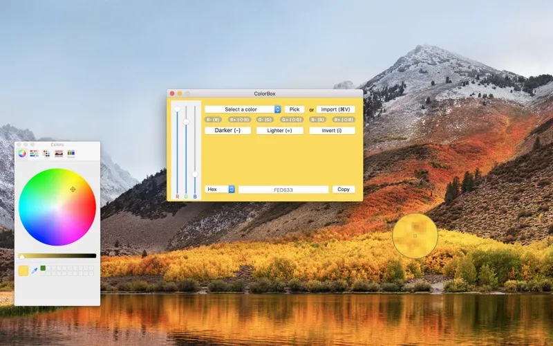ColorBox Screenshots