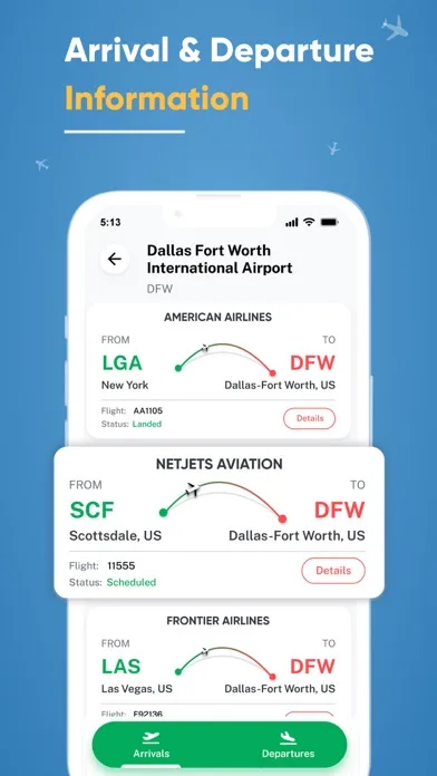 Screenshot di Flight Tracker, Flight Radar