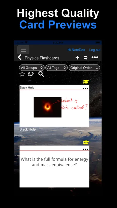 تصاویر Index Cards Flashcards & Notes