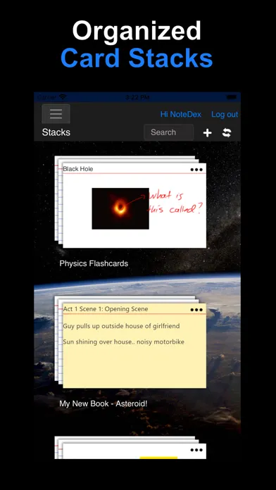 تصاویر Index Cards Flashcards & Notes