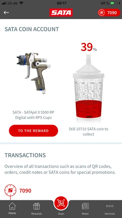 SATA Loyalty App স্ক্রিনশট