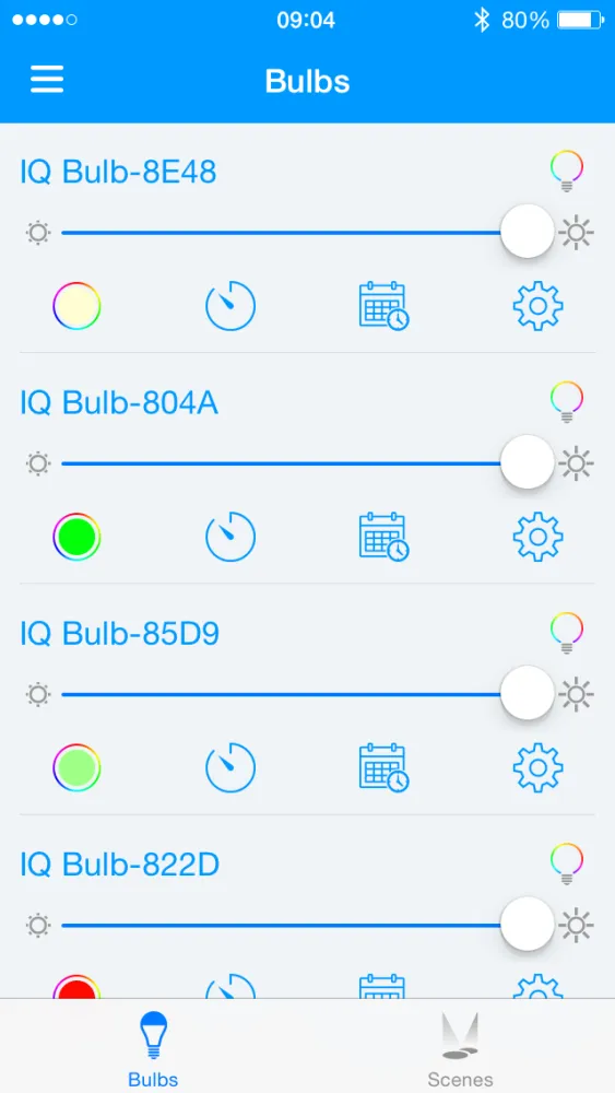 Tangkapan layar Satechi LED Spectrum