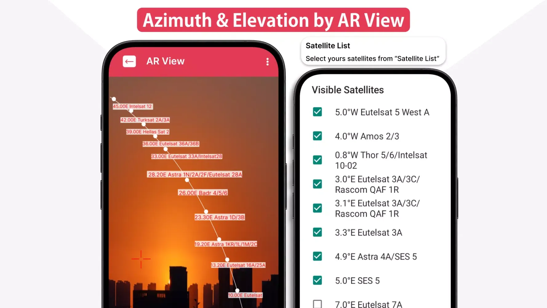 Satellite finder(AlignDish) Ekran Görüntüleri