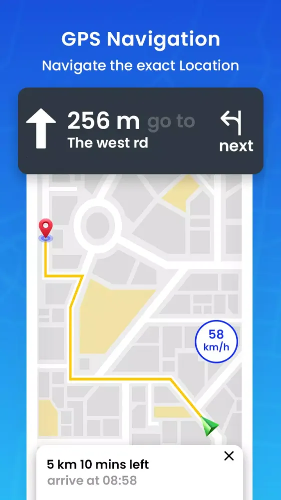 GPS Map Driving Directions應用截圖