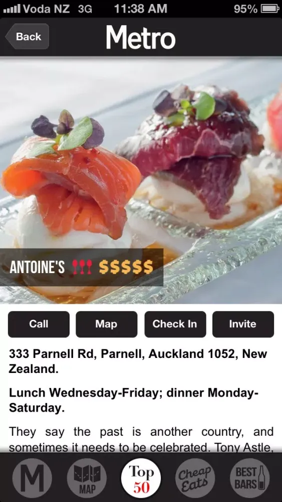 Metro Eats Auckland Screenshots
