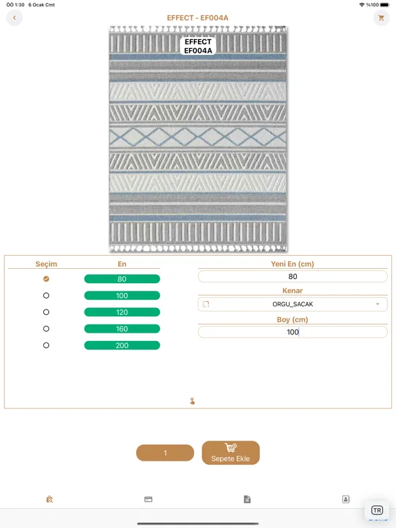 Saten Tekstil B2B iPad 應用截圖