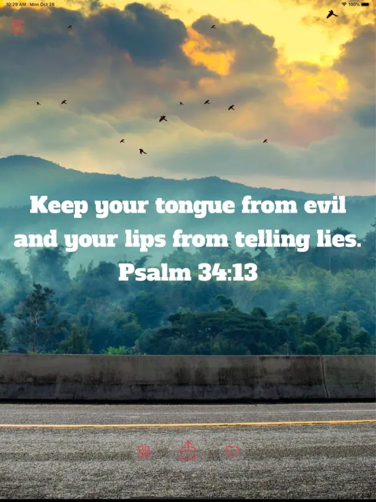 Bible Verses - Daily Verse iPad  سکرین شاٹس