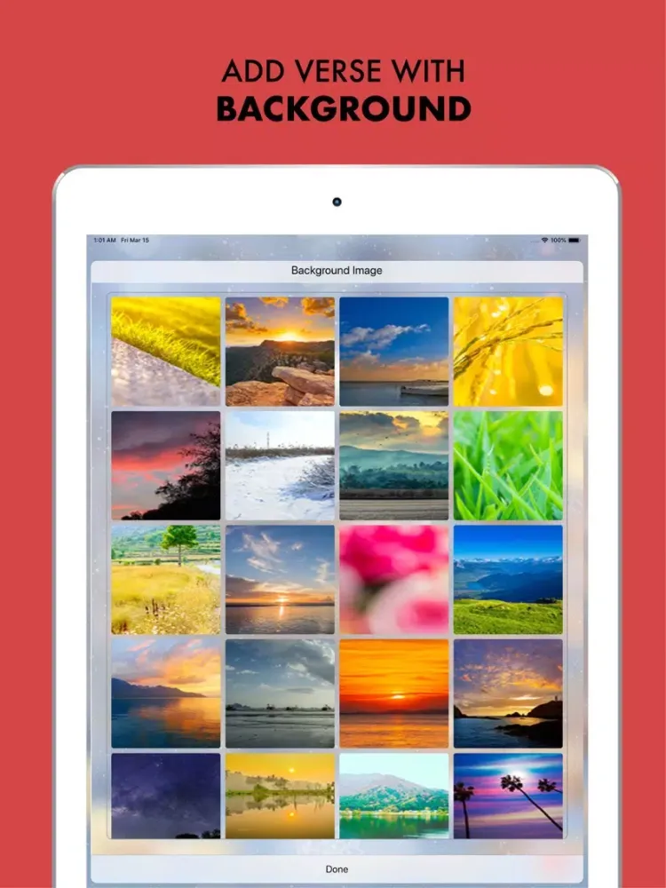 Bible Verses - Daily Verse iPad  سکرین شاٹس