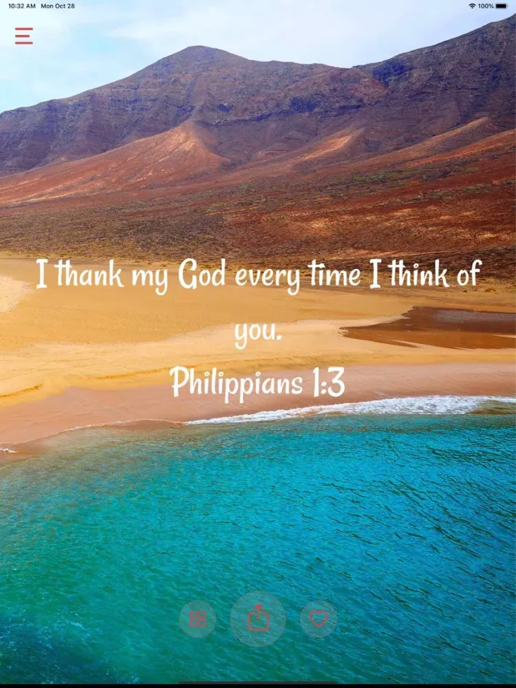 Bible Verses - Daily Verse iPad  سکرین شاٹس