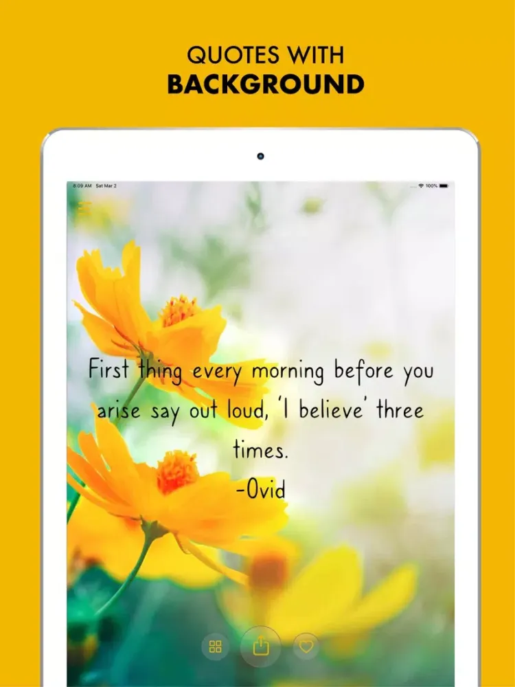 Positive Quotes Daily iPad 應用截圖
