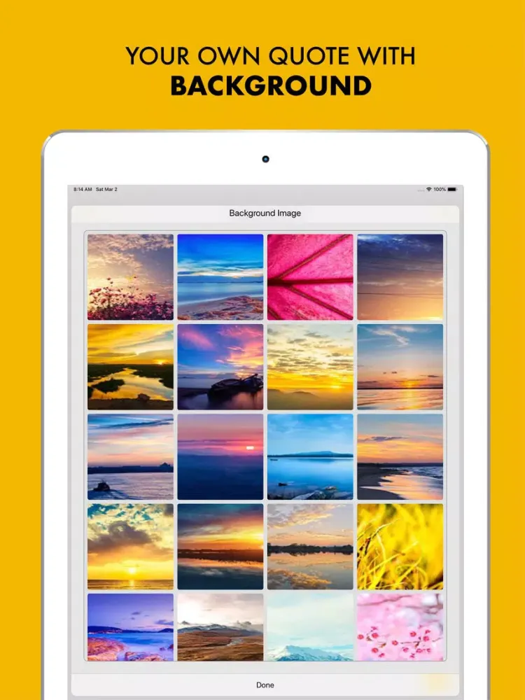 Positive Quotes Daily iPad 應用截圖
