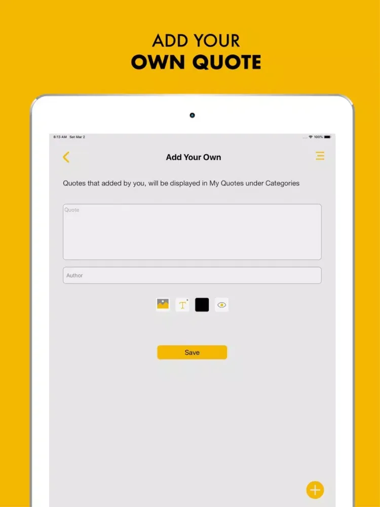 Positive Quotes Daily iPad 應用截圖